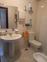 Koupelna v ubytování Albergue Camiño Real