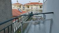 A balcony or terrace at Spanos apartments Anna's lodge