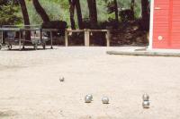 a group of balls sitting on the ground at Domaine du Paradis des Oiseaux in Mougins