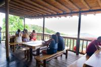 Un balcón o terraza en Hostal Sierra Minca