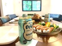 別荘の敷地内または近くでの食事または食べ物