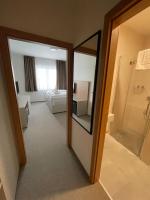 Postel nebo postele na pokoji v ubytování Comfort Pálava, Penzion Klentnice - Mikulov - Pálava