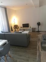 TV a/nebo společenská místnost v ubytování Sky Thermal Apartment