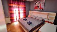 Posteľ alebo postele v izbe v ubytovaní House Marcone - pool