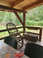 Plán poschodí v ubytovaní Domek nad Narwią