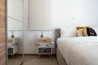 Postel nebo postele na pokoji v ubytování Flair 1-Bedroom Apartment in Larnaca