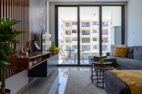 Posezení v ubytování Flair 1-Bedroom Apartment in Larnaca