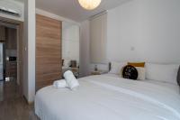 Postel nebo postele na pokoji v ubytování Flair 1-Bedroom Apartment in Larnaca