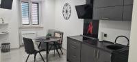 Kuchyň nebo kuchyňský kout v ubytování Apartman Julija 1