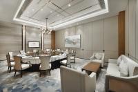 Χώρος καθιστικού στο Grand Barony Qingdao Airport Hotel