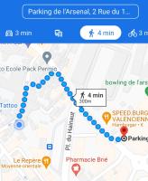Plán poschodí v ubytovaní Voyage en Duplex en Hyper Centre