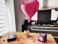 Kuchnia lub aneks kuchenny w obiekcie La loveroom de l'Artois