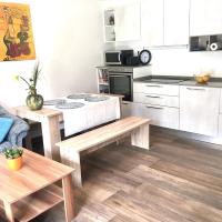 A kitchen or kitchenette at Haus Reimon Apt Reinhard