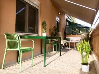 The floor plan of Sleek & Sunny Athenian Penthouse 5min from metro