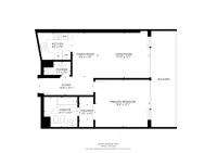 Půdorys ubytování Ocean Heights - Gorgeous One Bedroom