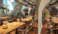 Reštaurácia alebo iné gastronomické zariadenie v ubytovaní Apartamenty Sowa Toruń