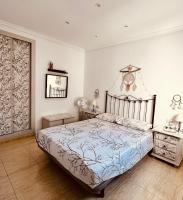 Posteľ alebo postele v izbe v ubytovaní Chez Vida Vera Playa nudista