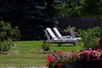 A garden outside Apartment in Balatonbereny/Balaton 18047