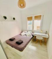 Posteľ alebo postele v izbe v ubytovaní Precioso y exclusivo piso en centro de Tarragona