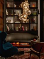 Ein Sitzbereich in der Unterkunft The Cloud One New York-Downtown, by the Motel One Group