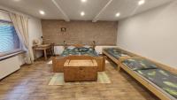 Postel nebo postele na pokoji v ubytování Apartmán Anglický roh