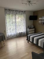 Posteľ alebo postele v izbe v ubytovaní Superbe appartement en résidence avec piscine.