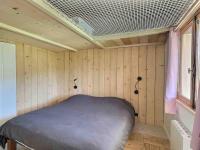 Cama ou camas em um quarto em Le Nid des Amis -Villa, jardin, vue &agrave; la montagne