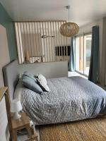 Cama ou camas em um quarto em La Villa des Dards