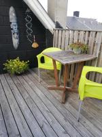 Balkón nebo terasa v ubytování Hunetorpvej Holiday Apartment