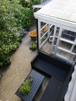 Balkón nebo terasa v ubytování Hunetorpvej Holiday Apartment