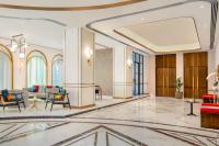 a rendering of a lobby of a hotel at Sheraton Abu Dhabi Hotel & Resort in Abu Dhabi