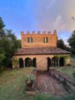 Vonkajšia záhrada v ubytovaní villa montalcino palazzina castelverdelli