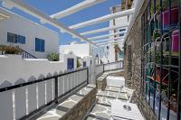Balkón alebo terasa v ubytovaní Hibiscus Rosa Mykonos