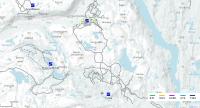 Půdorys ubytování Stor hytte med 4 soverom og panoramautsikt over Tinnsjøen ved Rjukan og Gaustatoppen