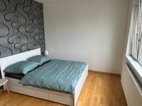Postel nebo postele na pokoji v ubytování Apartments Spačilova nearly center
