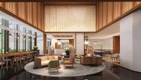 Hilton Garden Inn Guangzhou Tianheにあるシーティングエリア