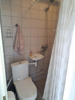 Koupelna v ubytování Kullerkupu Hostel