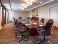 a large conference room with a long table and chairs at Hampton Inn & Suites Birmingham-Downtown-Tutwiler in Birmingham