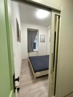 Postel nebo postele na pokoji v ubytování Vintage Apartment Ostrava center city