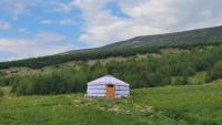 Příroda nedaleko luxury tent