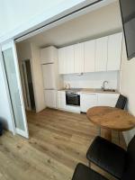 Kuchyň nebo kuchyňský kout v ubytování Vintage Apartment Ostrava center city