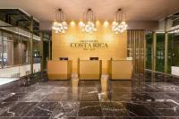 a lobby with a sign that reads costanza rica at Gran Hotel Costa Rica, Curio Collection By Hilton in San José