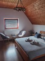 Postel nebo postele na pokoji v ubytování House Nada