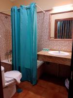 Koupelna v ubytování Hostal El Lirio