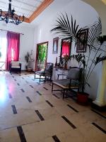 Posezení v ubytování Hostal El Lirio