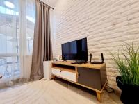 TV a/nebo společenská místnost v ubytování Studio Blumar 2 in Super Center