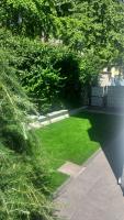 A garden outside Villa Romana Meran