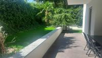 A garden outside Villa Romana Meran