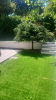 A garden outside Villa Romana Meran