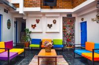 Zona de estar de Saqray Hostel